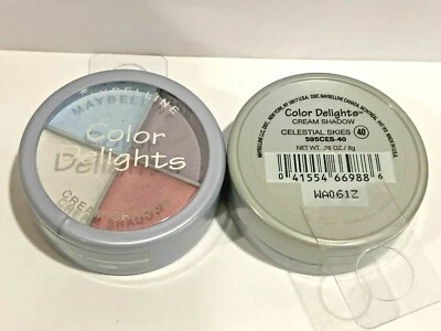 MAYBELLINE COLOR DELIGHTS CREMA SOMBRA DE OJOS CIELOS CELESTES  Foto 1 de 4