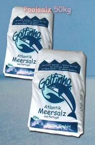 50kg Schwimmbad Salz Golfinho Grob Meersalz Swimmingpool Wasserpflege Schwimmbad - Bild 1 von 2
