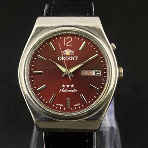 Vintage Orient Automatic 21 Jewels Day Date Men's Wrist Watch CT85