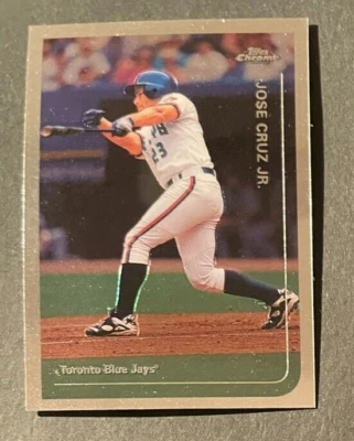 Jose CRUZ JR. 1999 Topps Chrome Baseball #386 Toronto Blue Jays - Image 1 of 2