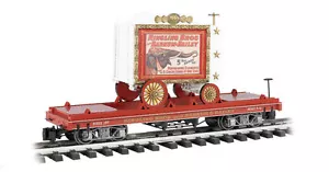 Bachmann #92713-G-RINGLING BROTHERS-Flatcar-w-Performing-Elephants-Wagon NEW - Picture 1 of 1