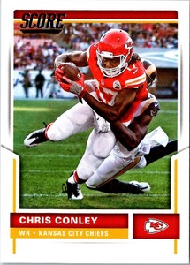 2017 Score Chris Conley #162 Kansas City Chiefs