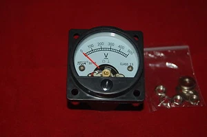 DC 0-500V Analog Voltmeter Analogue Voltage panel meter SO45 directly Connect - Picture 1 of 3