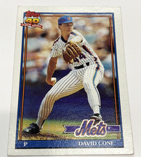 David Cone - 1991 Topps #680 - New York Mets Baseball Card