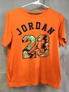 Jordan Dri-fit 23 Boys Shirt Orange Size L  - Picture 1 of 10