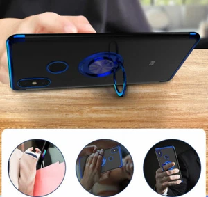 Cover custodia per Xiaomi Redmi Note 6 Pro appoggio Tpu copertura bordi colorato - Foto 1 di 7
