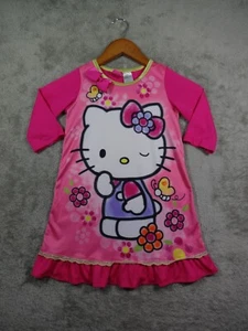 Hello Kitty by Sanrio Pajama Top Girls Youth Size XS Pink - Picture 1 of 6