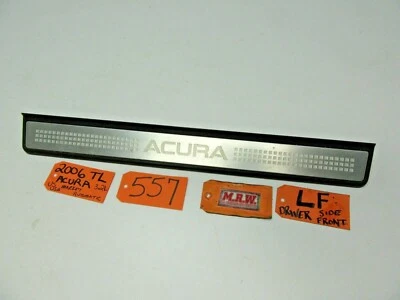 PLACA DE ARRANHÃO DE SOLEIRA PAINEL DE PORTA ACABAMENTO DE DEGRAU TAMPA PISO FRONTAL L LH serve ACURA 04-08 TL - Imagem 1 de 4