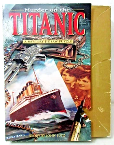MURDER ON THE TITANIC Mystery Jigsaw Puzzle 1000 Pc by BePuzzled 1997 Complete - Picture 1 of 8