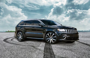 Lombartho LXB 10x 22 Zoll Felgen 5x127 Jeep Grand Cherokee SRT schwarz M546 - Bild 1 von 12