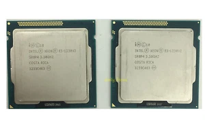 pair Intel Xeon E3-1230V2 3.3 GHz LGA1155 4 cores SR0P4 CPU Processors 8 MB - Picture 1 of 4