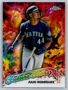 2023 Topps Chrome #FS-13 Julio Rodríguez Future Stars - Picture 1 of 2