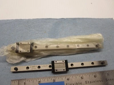 Iko LWL9 Linear Slide Bearing Rail W/Mtg Block Rail=7 Inches NEW (Out Of Box)