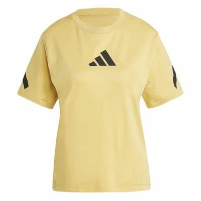 Camiseta de Manga Corta Mujer Adidas Z.N.E. Amarillo - Imagen 1 de 2