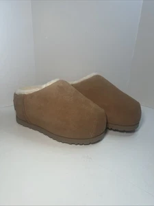 UGG Pumped Slide Plateau Kastanie Wildleder Komfort Hausschuhe Schuhe Damengröße US 8 - Bild 1 von 5