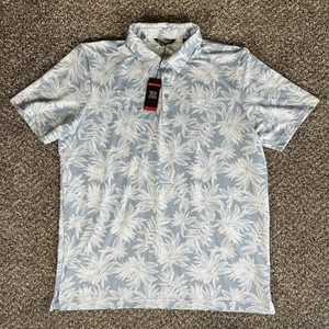 NEW Travis Mathew Heater Series Sea Journey Golf Polo Shirt Mens 2XL Sawgrass - Picture 1 of 5