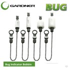 Gardner Tackle Bug Bite Indicators White - Carp Barbel Coarse Fishing Bobbins