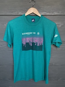 True Vintage 1984 Bloomsday Marathon Shirt Gr. L dünn weich Spokane Nike Blue Tag - Bild 1 von 8
