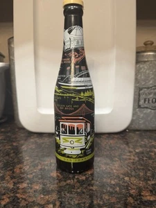 1961 San Francisco ABCB Convention Souvenir Soda Bottle Enamel Decorated Brown - Picture 1 of 10