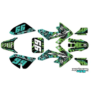 Graphics kit for Honda CRF50 (2004-2012) Revolt Series Teal 16 Mil-Dirt pit b... - Picture 1 of 2
