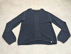 Burberry Brit Pullover Herren XXL Zopfmuster Baumwolle Seide Pulli Sweater Nova Check - Bild 1 von 9