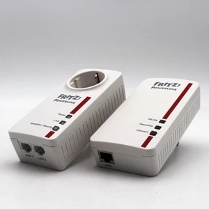 AVM FRITZ!Powerline 1260/1220 WLAN Set (WLAN-Access Point) weiß - Bild 1 von 6