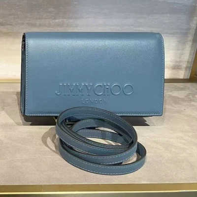 Jimmy Choo Black JC avenue Leather Crossbody bag blue - Image 1 of 4