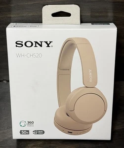 NUEVO Sony WH-CH520 Auriculares Estéreo Inalámbricos Sobre la Oreja Bluetooth Cappuccino - Imagen 1 de 5
