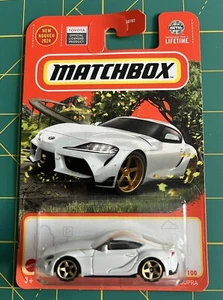 2024 MATCHBOX 2023 TOYOTA GR SUPRA MBX ROAD TRIP 39/100 PEARL WHITE - Picture 1 of 2