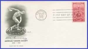 USA4 # 979 U/A ARTMASTER FDC American Turners Society - Foto 1 di 1