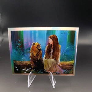 Star Wars Galaxy Chrome 23 Women of Star Wars Princess Lei & Wicket - Picture 1 of 2
