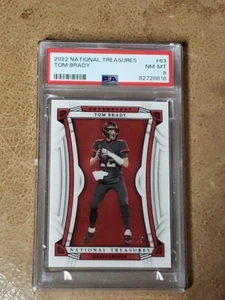 2022 Tom Brady National Treasures 14/49 PSA 8 - Picture 1 of 2