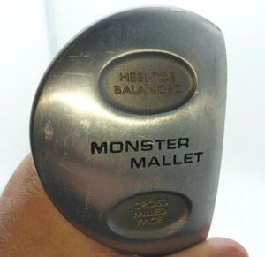 Dyna Tech Right Hand Monster Mallet Putter Tiger Shark Grip Cross Milled Face 37 - Picture 1 of 5