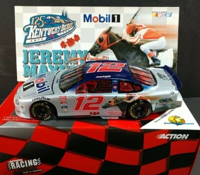 JEREMY MAYFIELD #12 Mobil 1 / 125th Kentucky Derby 1999 Ford Taurus 1:24 Action - Image 1 of 4