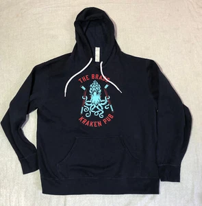 The Brass Kraken Pub Hoodie Adult Large Blue Logo Washington - Picture 1 of 7