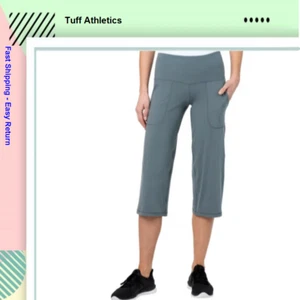 Tuff Athletics Ladies' Vida Capri, Green (Balsam), Large - Picture 1 of 4