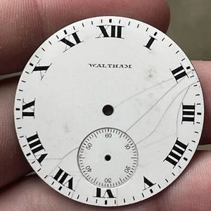 VTG Waltham Watch Co. Round Watch Face PARTS - Picture 1 of 8