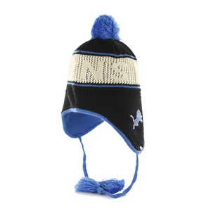 Sombrero tejido puño gráfico jacquard bordado de los Detroit Lions de la NFL para mujer del '47 - Imagen 1 de 2
