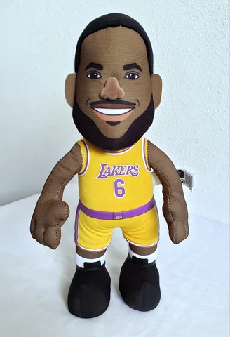 LeBron James #6 Los Angeles Lakers 11" Plush - Bleacher Creatures NBA LA Cover