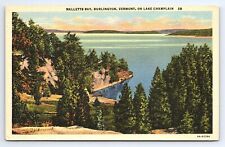 Postcard Malletts Bay Burlington Vermont Lake Champlain