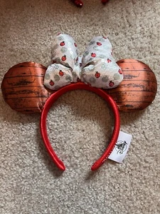 2021 Disney Parks Epcot Food & Wine Festival Minnie Orchard Ears Headband NEW - Picture 1 of 4