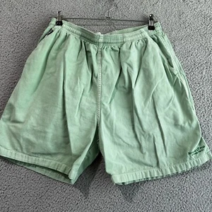 Crazy Shirts Hawaii Shorts Mens XL Green Key Lime Dyed Drawstring Chino - Picture 1 of 10