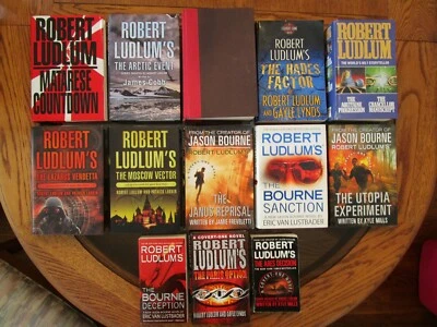 ROBERT LUDLUM The Moscow Vector JANUS REPRISAL 7/13 1st Editions VG HCs & PBs - Image 1 of 4