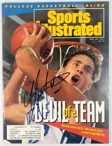Christian Laettner Signed 1991 Sports Illustrated Magazine Duke Blue NCAA Basket - Picture 1 of 5