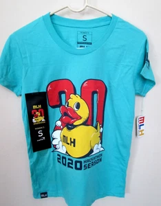MLH Major League Hackathon T-shirt S Blue Teal Teen/Women 2020 Official Duck-NWT - Picture 1 of 6
