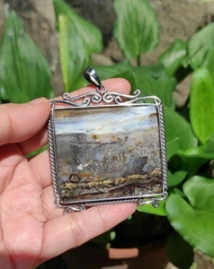 29gr Picture Variety Picture Chalcedony, Dendritic Mineral, Landscape Stone... - Picture 1 of 4