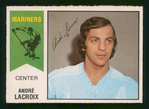 ANDRÉ LACROIX 1974-75 O-PEE-CHEE WHA 74-75 NO 60 NEUWERTIG + 74198 - Bild 1 von 2