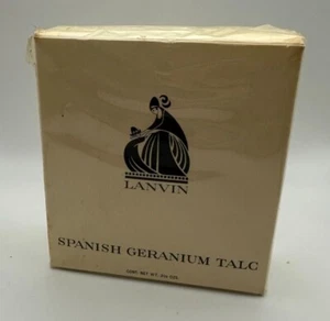Lanvin Spanish Geranium Talc 3 1/4 oz FACTORY SEALED In Box - Picture 1 of 6