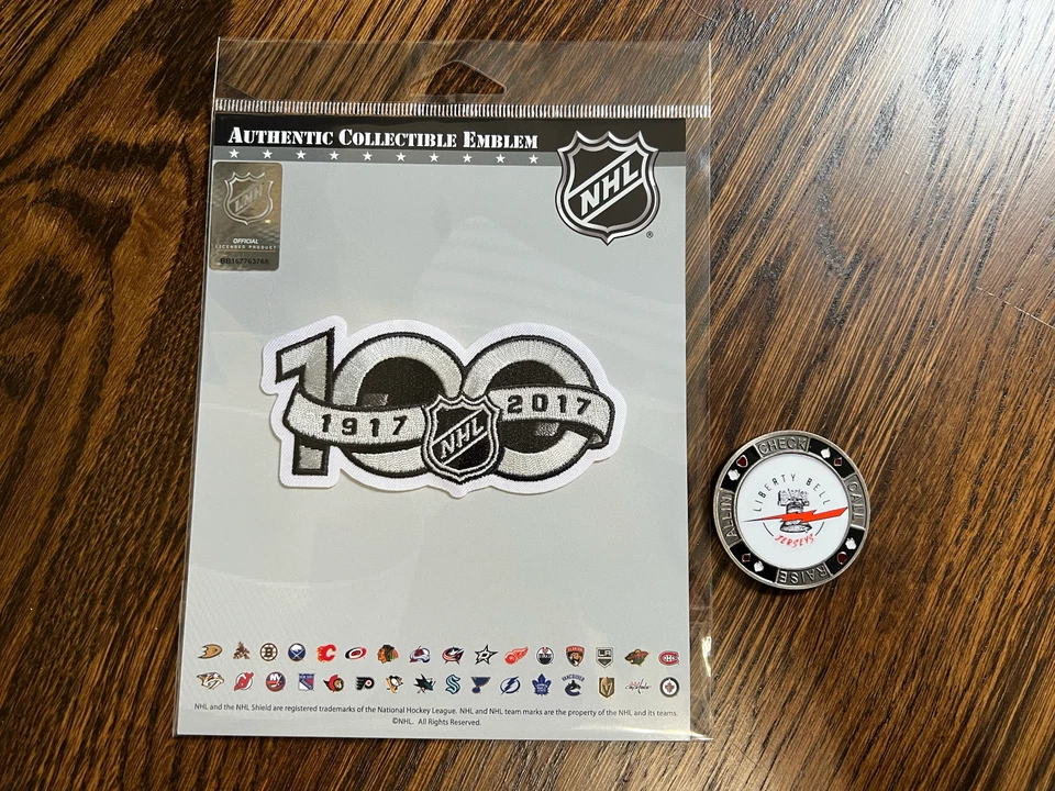 NHL 100 Year Anniversary National Emblem Patch