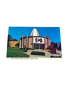 Vintage Pro Football Hall of Fame Postcard Unposted NFL Canton Ohio - Picture 1 of 19